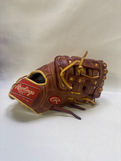 Vist Large View of Product Image Which is Used Rawlings SANDLOT BB/SB First Base RH Throw Maroon 12 1/2"