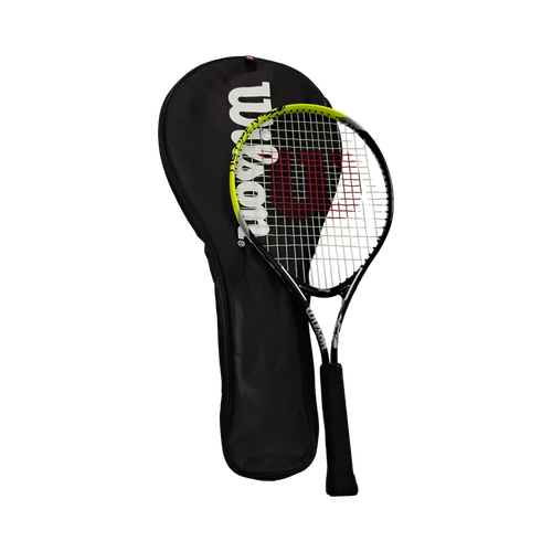 Vist Large View of Product Image Which is Used Wilson US OPEN 25 Adult Tennis Racquet Yellow Unknown