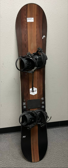 Vist Large View of Product Image Which is Used Head TRANSIT 153 Mens Board/Bindings Black And Natural 153 cm
