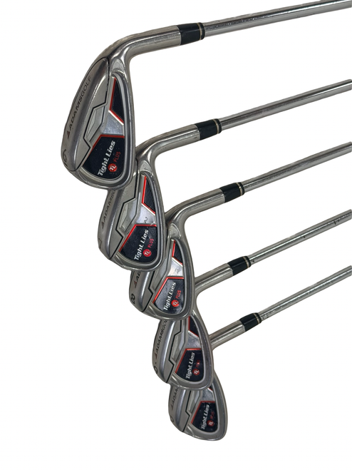 Vist Large View of Product Image Which is Used Adams Golf TIGHT LIES TL PLUS Mens Golf Iron Set RH 6I-PW w/ S-Flex Shafts - Standard