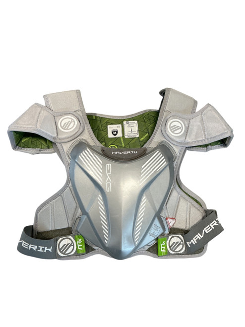 Vist Large View of Product Image Which is Used Maverik EKG Lacrosse Shoulder Pads None MD