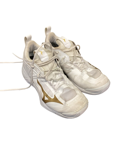 Vist Large View of Product Image Which is Used Mizuno Basketball Shoes W White Senior 10