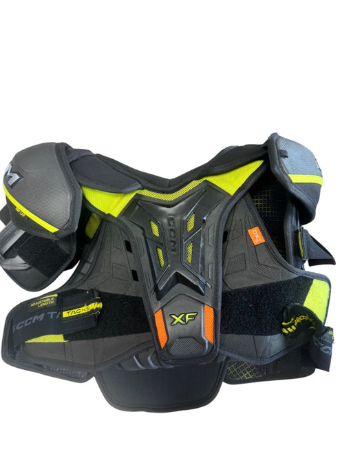 Vist Large View of Product Image Which is Used CCM TACKS XF Senior Shoulder Pads SM