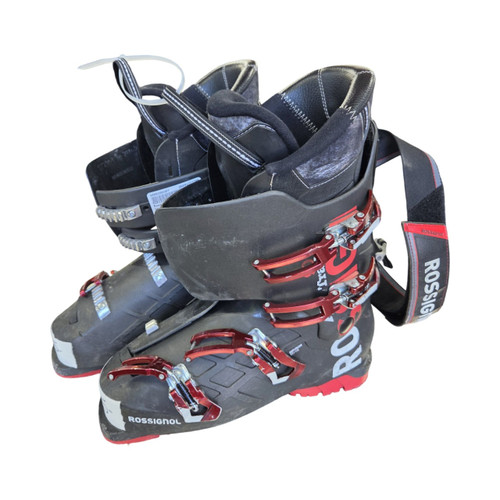 Vist Large View of Product Image Which is Used Rossignol ALL TRACK 90 BOOTS 27.5 Mens DH Ski Boot Black 275 MP - M09.5 - W10.5