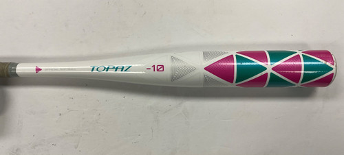 Vist Large View of Product Image Which is Used Easton FP18TPZ BB/SB Fastpitch Bat White 28"
