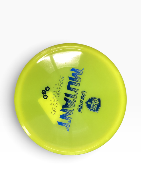 Vist Large View of Product Image Which is Used Discmania EVOLUTION MUTANT Disc Golf Mid Range Yellow