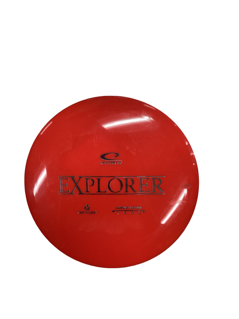 Vist Large View of Product Image Which is Used Latitude 64 EXPLORER Disc Golf Driver Red
