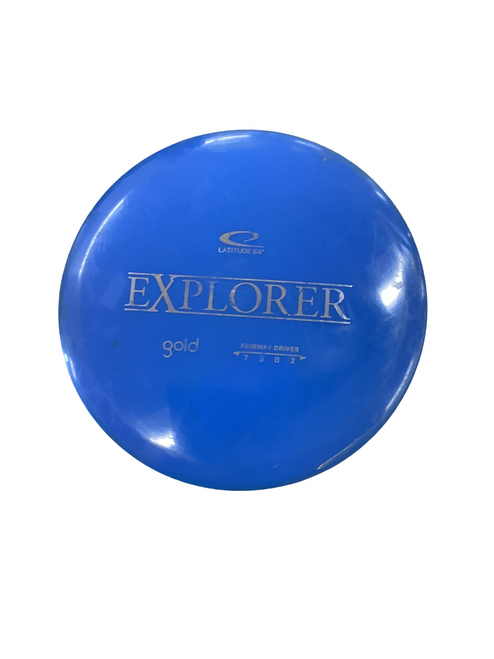 Vist Large View of Product Image Which is Used Latitude 64 GOLD EXPORER Disc Golf Driver Royal Blue