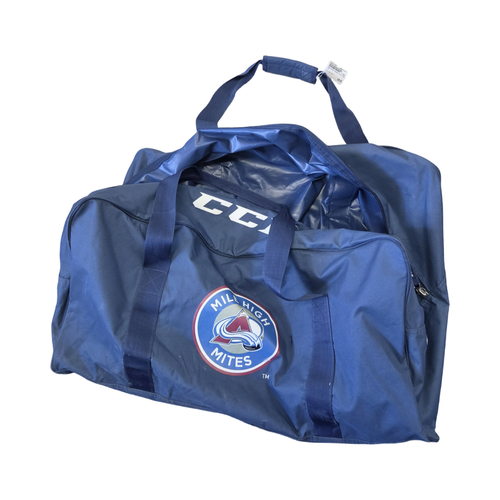 Vist Large View of Product Image Which is Used CCM Youth Hockey Carry Bag Navy Blue