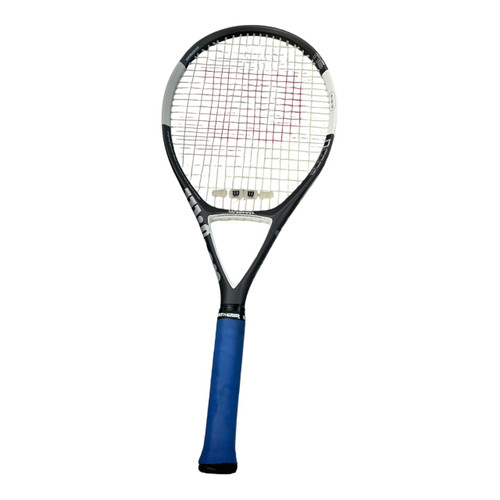 Vist Large View of Product Image Which is Used Wilson N CODE N6 Adult Tennis Racquet Black 4 3/8"