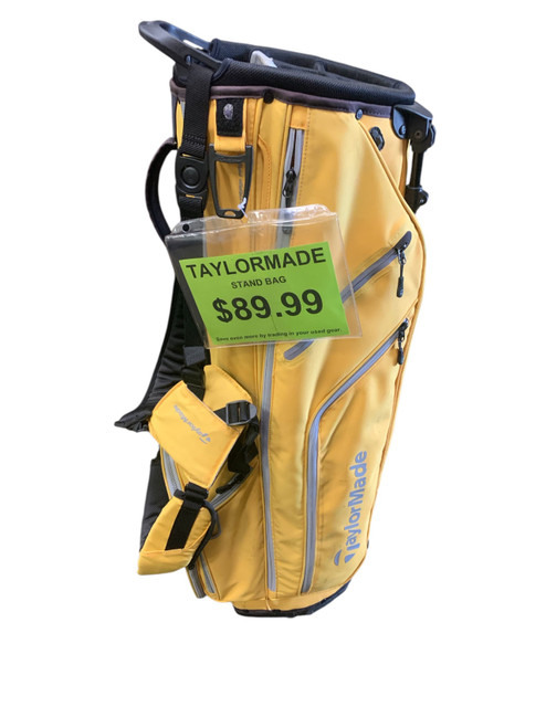 Vist Large View of Product Image Which is Used Taylormade STRAP PASS Mens Cart Bag Yellow