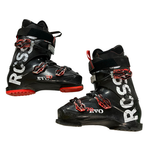 Vist Large View of Product Image Which is Used Rossignol 70 EVO Mens DH Ski Boot Black 285 MP - M10.5 - W11.5