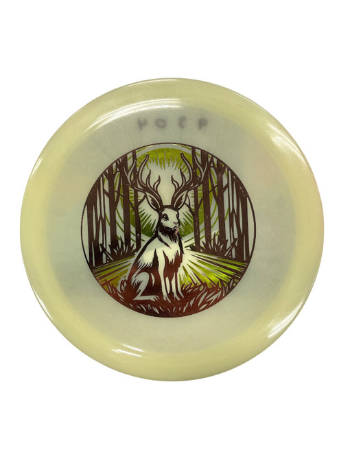 Vist Large View of Product Image Which is Mint Jackalope Disc Golf Driver Yellow 175g