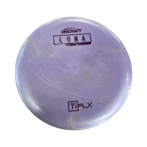 Vist Large View of Product Image Which is Used Discraft LUNA TIFLX PUTTER Disc Golf Putter Purple