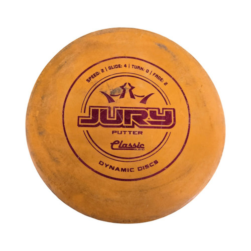 Vist Large View of Product Image Which is Used Dynamic Discs JURY CLASSIC PUTTER Disc Golf Putter Orange