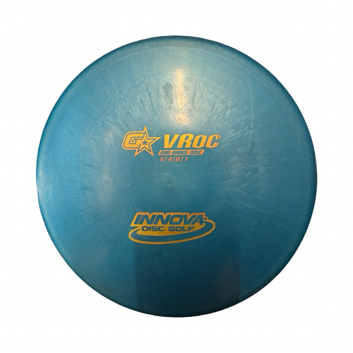 Vist Large View of Product Image Which is Used Innova G STAR VROC Disc Golf Mid Range Royal Blue