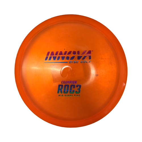 Vist Large View of Product Image Which is Used Innova CHAMPION ROC3 Disc Golf Mid Range Orange