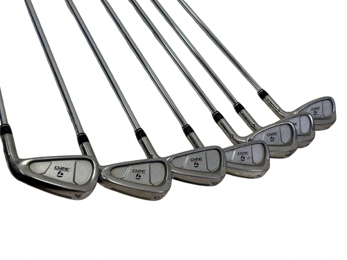 Vist Large View of Product Image Which is Used Taylormade 320 Mens Golf Iron Set RH 4I-PW w/ Flighted Rifle S-90 Shafts - Standard