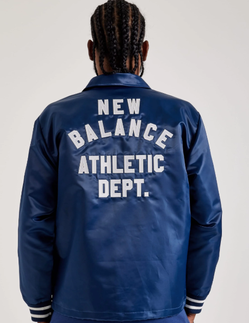 Vist Large View of Product Image Which is Used New Balance MJ41553 Greatest Hits Coach Jacket - Never Used - LG