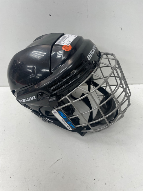 Vist Large View of Product Image Which is Used Bauer 2100 BLK M Helmet Cage Combo Black MD