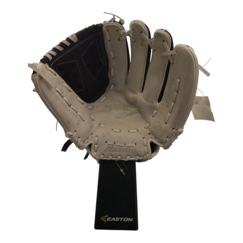 Vist Large View of Product Image Which is Used Mizuno SUPREME RH Throw Fastpitch Gloves White 12"