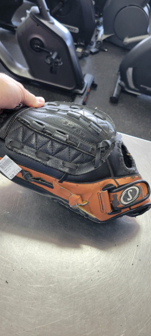 Vist Large View of Product Image Which is Used Spalding 12.5 BB/SB Glove LH Throw Black 12 1/2"