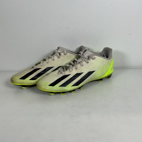 Vist Large View of Product Image Which is Used Adidas CRAZYFAST CLEATS Soccer Cleats White Senior 10