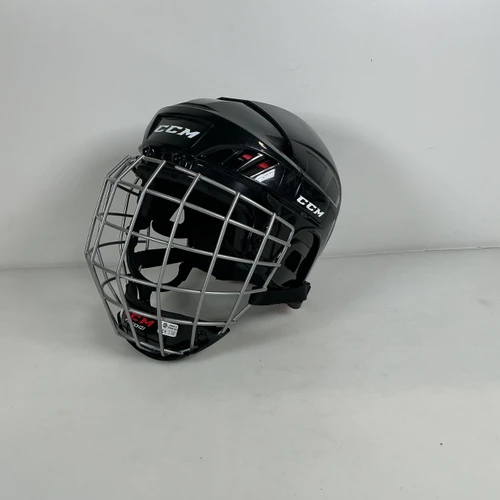 Vist Large View of Product Image Which is Used CCM 50 HELMET COMBO Helmet Cage Combo Black MD