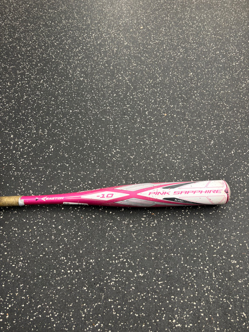 Vist Large View of Product Image Which is Used Easton PINK SAPPHIRE BB/SB Fastpitch Bat 28"