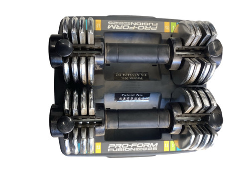 Vist Large View of Product Image Which is Used Proform Adj Dumbbells 5-25 LB