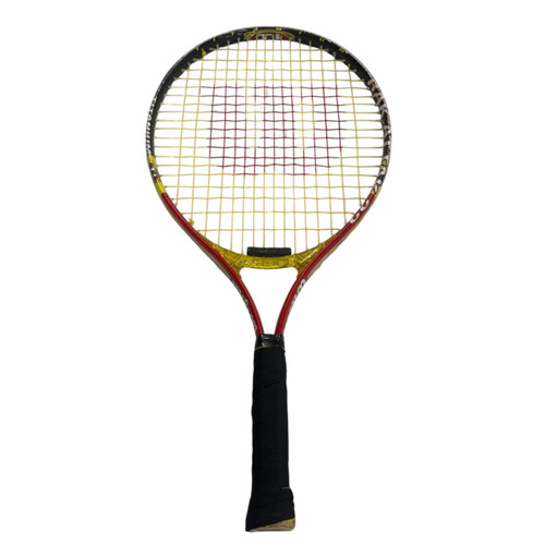 Vist Large View of Product Image Which is Used Wilson RAK.ATTAK Junior Tennis Racquet Red 23"