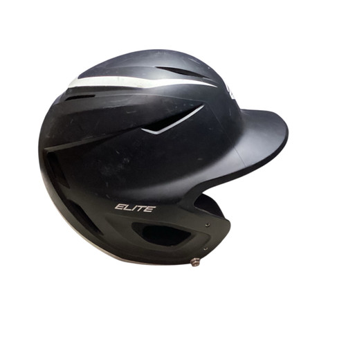 Vist Large View of Product Image Which is Used Easton ELITE X 7 1/8 - 7 1/2 Batting Helmet No Mask Black One Size