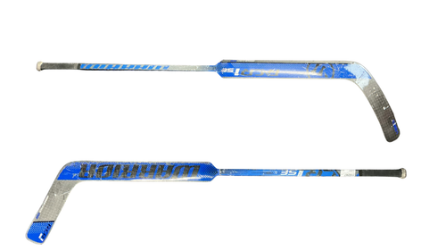 Vist Large View of Product Image Which is Used Warrior RITUAL CR1 SE Senior Goalie Stick Royal Blue 25"