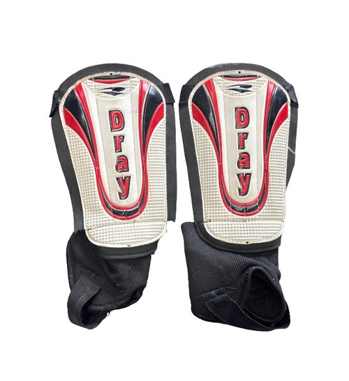 Vist Large View of Product Image Which is Used Soccer Shin Guards Adult White LG