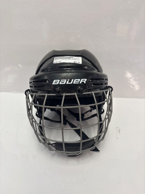 Vist Large View of Product Image Which is Used Bauer 2100 HELMET COMBO Helmet Cage Combo Black XS