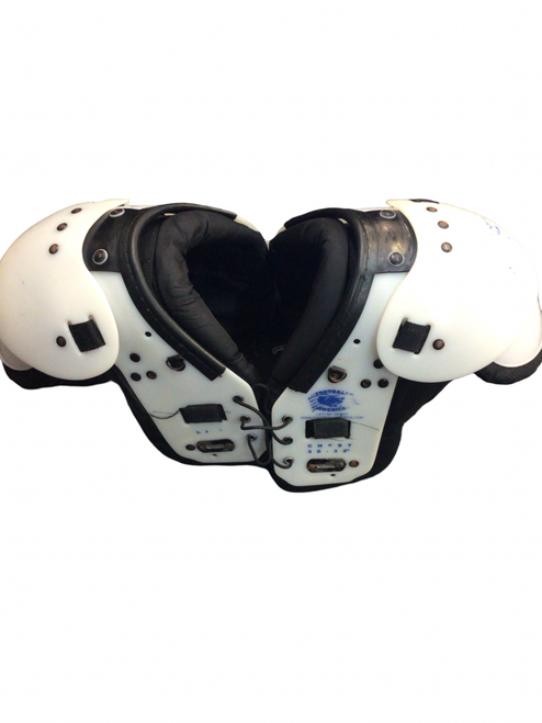 Vist Large View of Product Image Which is Used FB Shoulder Pads White MD
