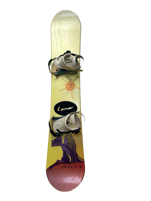 Vist Large View of Product Image Which is Used Morrow TR 154 cm Snowboard w/ Sims Link Bindings