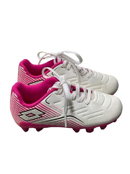Vist Large View of Product Image Which is Used Lotto Soccer Cleats White Youth 10.0