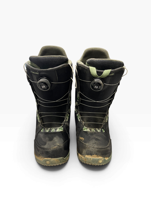 Vist Large View of Product Image Which is Used Burton CONCORD BOA Mens Snowboard Boots Black Senior 12