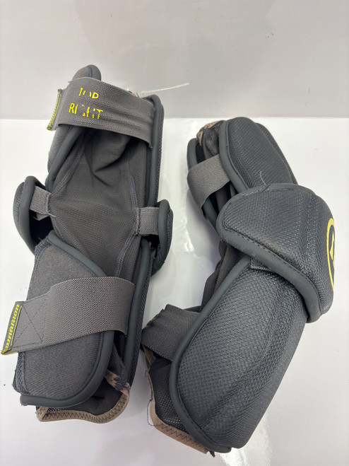 Vist Large View of Product Image Which is Used Warrior FAT BOY ARM GRDS Lacrosse Arm Pads/Guards Grey SM