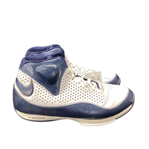 Vist Large View of Product Image Which is Used Nike Basketball Shoes M Navy Blue Senior 9.5