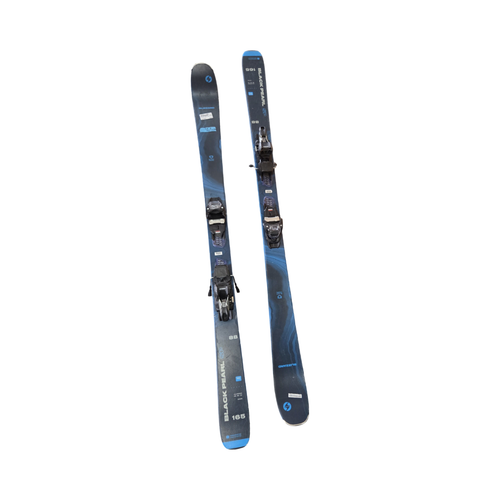 Vist Large View of Product Image Which is Used Blizzard BLACK PEARL SP 88 SKIS 165CM Mens DH Ski/Binding Navy Blue 165 cm