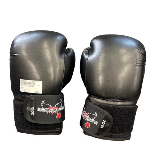 Vist Large View of Product Image Which is Used Boxing Gloves Black SM