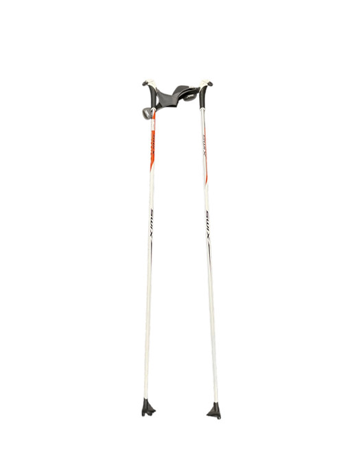 Vist Large View of Product Image Which is Used Swix CLASSIC POLE 140CM Mens XC Ski Poles White 140 cm / 56 in