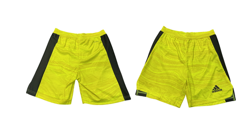 Vist Large View of Product Image Which is Used Adidas CONDIVO 21 GK SHORT Goalie Bottom Yth Yellow SM