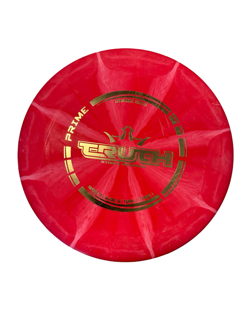 Vist Large View of Product Image Which is Used Dynamic Discs TRUTH Disc Golf Mid Range Red