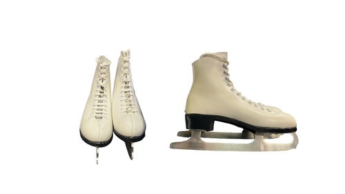 Vist Large View of Product Image Which is Used Lange CLASSIC WomensFigure Skate White Senior 6