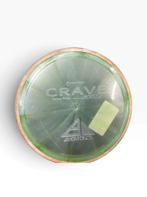 Vist Large View of Product Image Which is Used Axiom CRAVE Disc Golf Mid Range Green