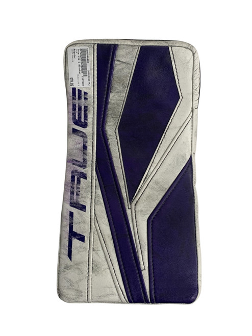 Vist Large View of Product Image Which is Used True L12.2 Senior Goalie Blocker White/Purple