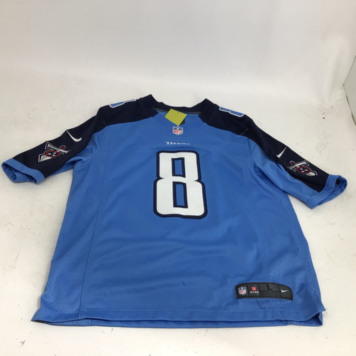 Vist Large View of Product Image Which is Used NFL TITANS MARIOTA 8 MENS LG JERSEY S.S. Spirit Wear M LG